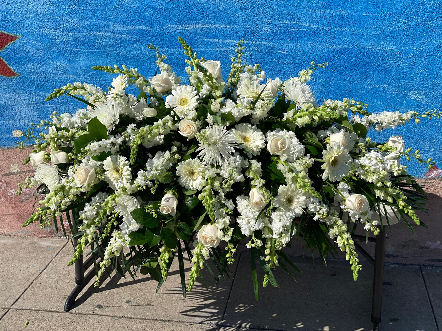 White & Blue Casket (CK027)